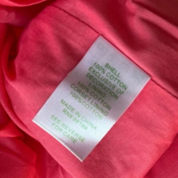 NWT Lily Pulitzer Mayfield Dress, Style 32874, Pink Salmon Seeing Stars Soutache - Picture 9 of 10